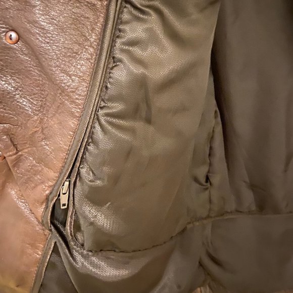 NWOT - Men's Brown Wilson's Leather Blazer - Picture 6 of 13